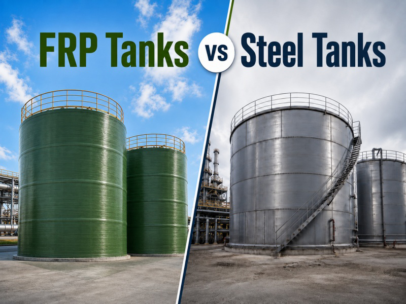 FRP Tanks vs Steel Tanks: Why Fiberglass Wins