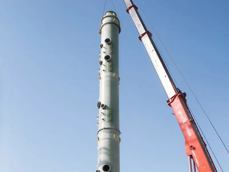 Application Case of FRP Scrubber Exhaust Ducts and Steel Supports in a Copper-Processing Off-Gas Treatment Project in Kazakhstan