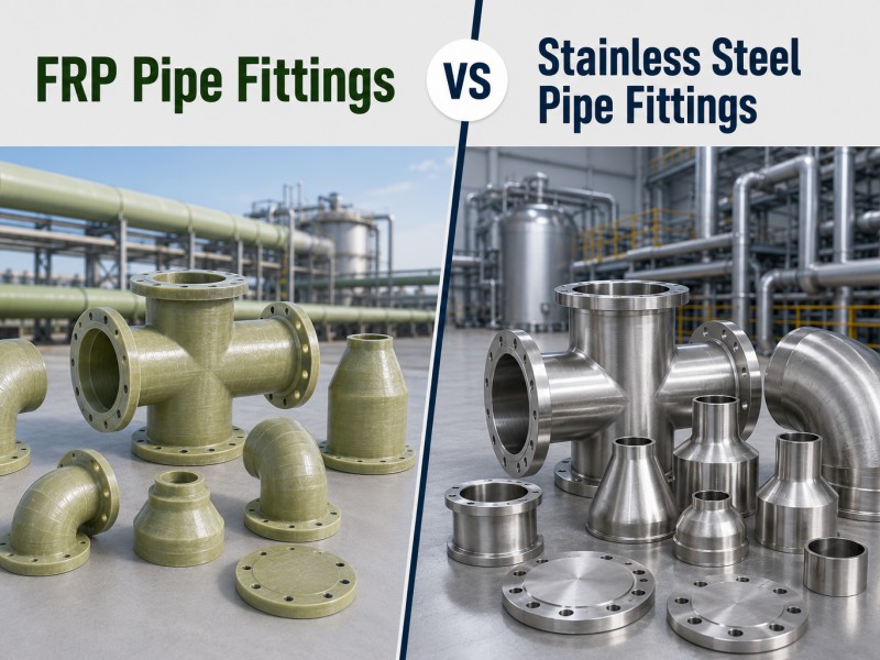 FRP Pipe Fittings vs Stainless Steel Pipe Fittings