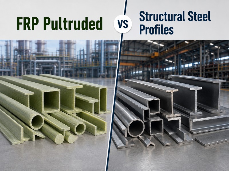 FRP Pultruded vs Structural Steel Profiles