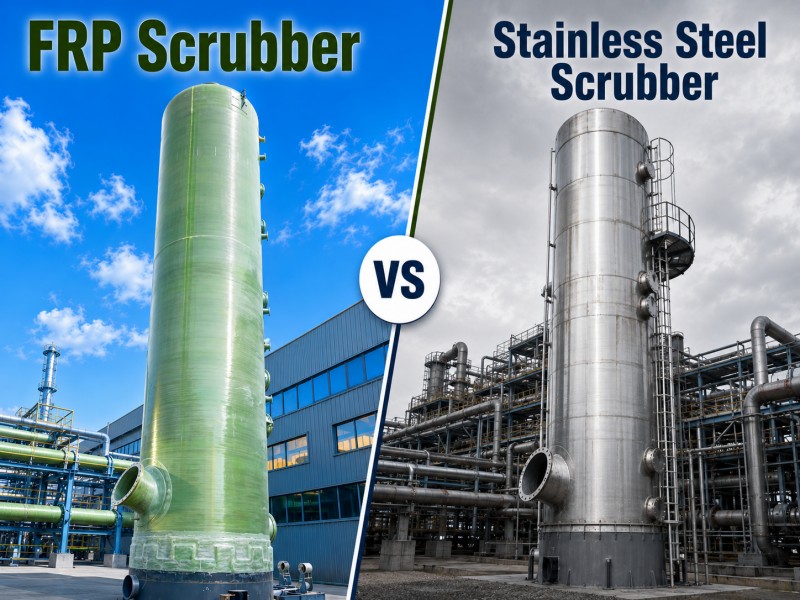 FRP Scrubber vs Stainless Steel Scrubber