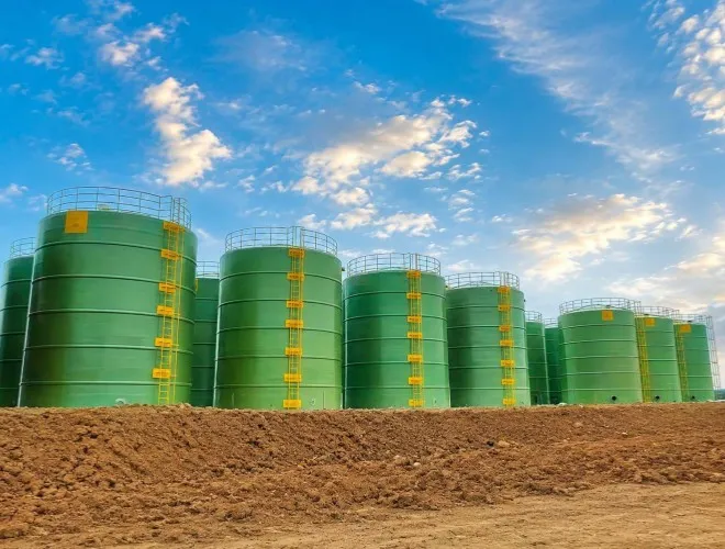 Large FRP Storage Tank