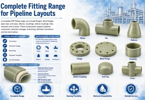 Complete Fitting Range for Pipeline Layouts