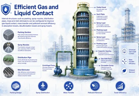 Efficient Gas-Liquid Contact and Mass Transfer