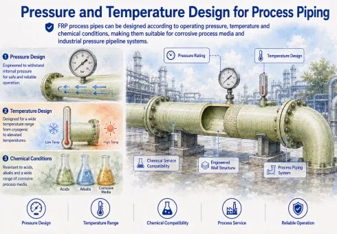 Pressure and Temperature Design for Process Piping