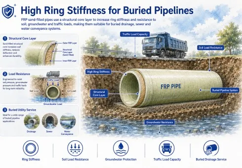 High Ring Stiffness for Buried Pipelines