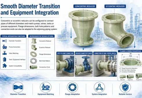Smooth Diameter Transition and Equipment Integration